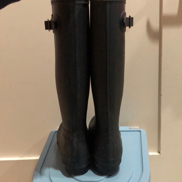 Navy Blue Hunter Boots - Picture 3 of 6